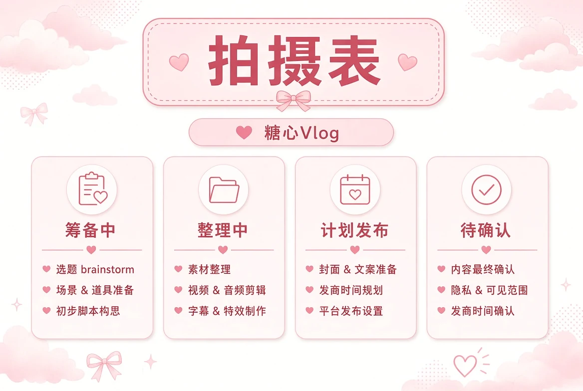 内容整理与发布准备
